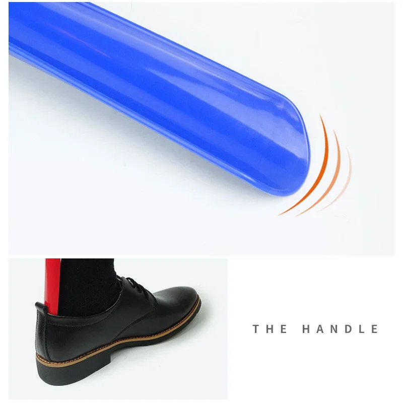 1PCS 58.5cm Easy To Use Plastic Long Handle Shoes horn Artifact Pull Pumping Shoes Professional Women Men Shoe Horn Shoes Spoon thumbnail 3