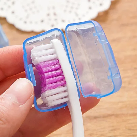 5/20pcs Toothbrush Cover Travel Portable Plastic Toothbrushes Head Protector Case Caps Bathroom Accessories Dustproof Organizer thumbnail 2