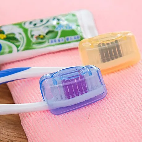 5/20pcs Toothbrush Cover Travel Portable Plastic Toothbrushes Head Protector Case Caps Bathroom Accessories Dustproof Organizer thumbnail 5