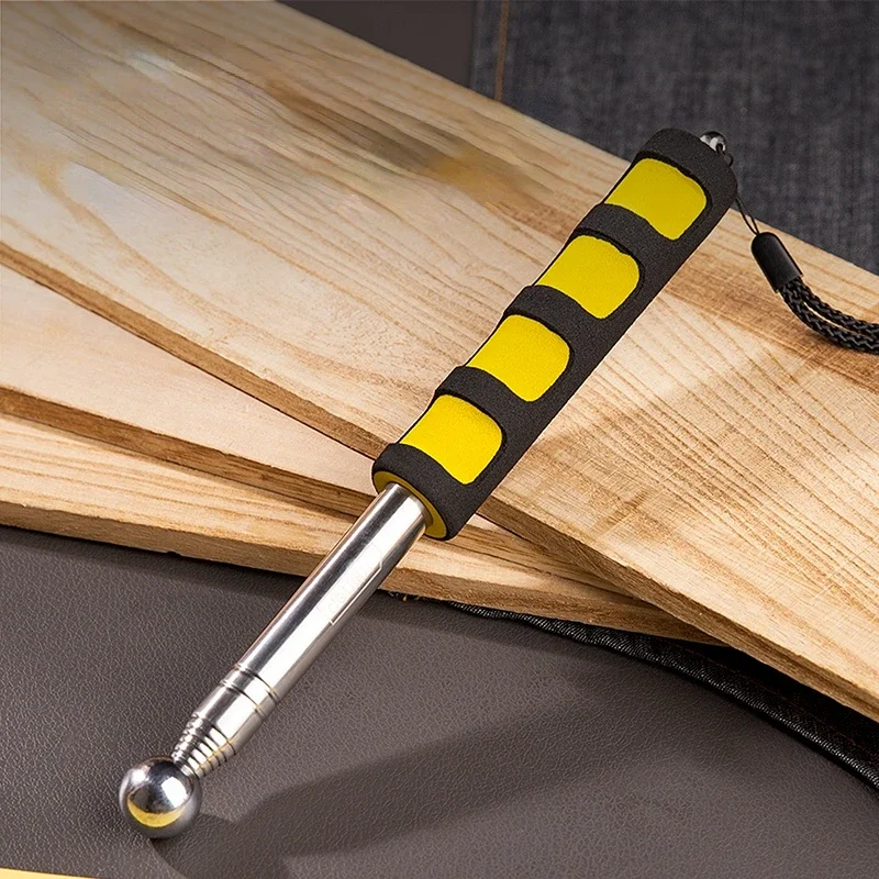 1Pcs 98/115/160CM Multifunction Telescopic Self Defense Hammer Empty Drum Hammer Room Test Rod Inspection Hand Tools Metel Test thumbnail 2