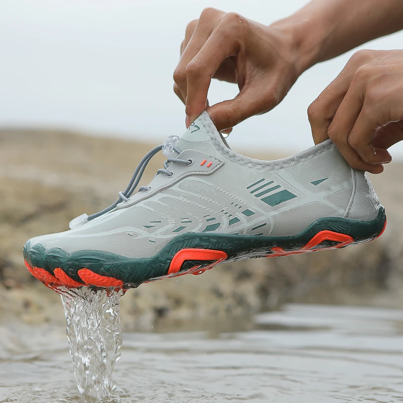 Quick Dry Water Shoes for Men Women - Breathable Non-Slip Aqua Sneakers Outdoor Wading Footwear for Swimming Surf Sailing Beach thumbnail 3