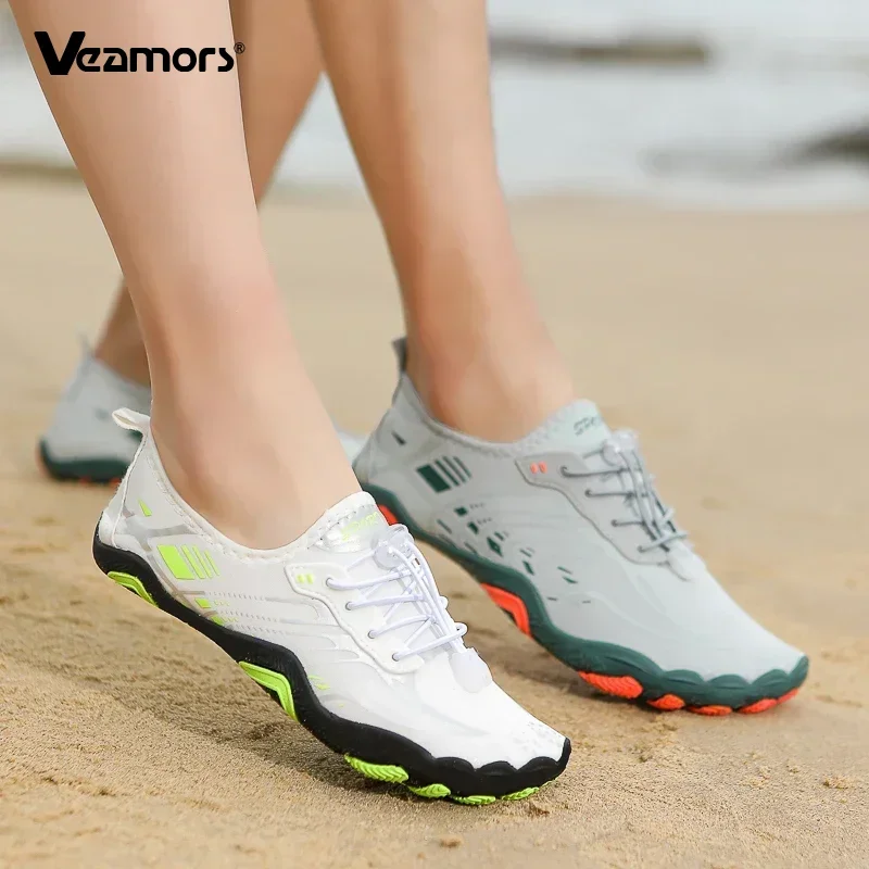Quick Dry Water Shoes for Men Women - Breathable Non-Slip Aqua Sneakers Outdoor Wading Footwear for Swimming Surf Sailing Beach thumbnail 5