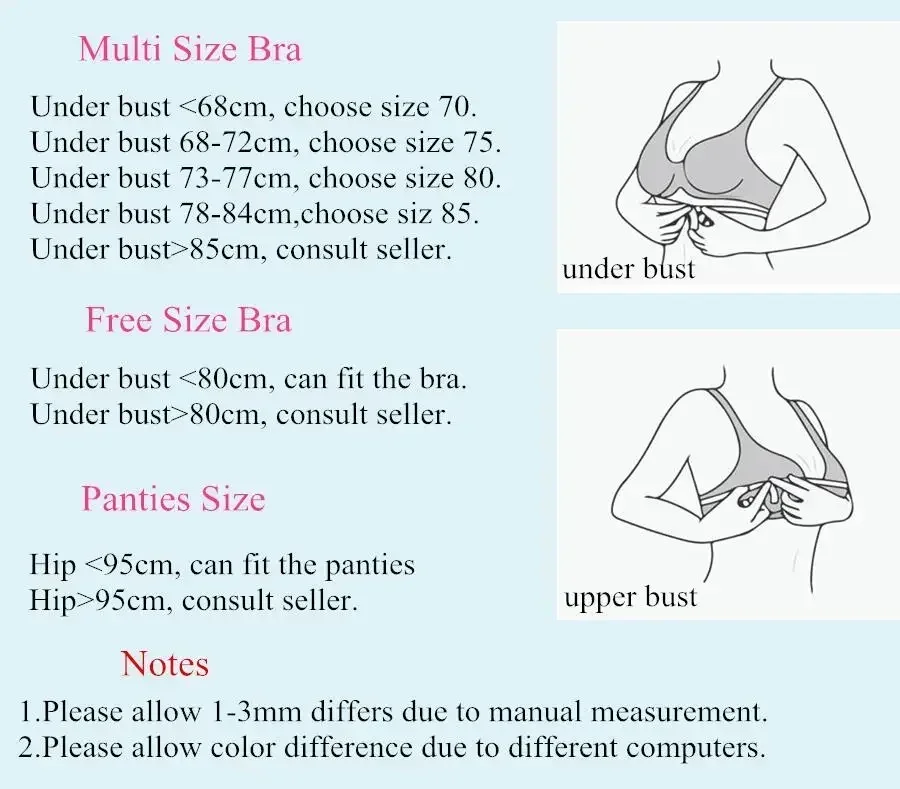 Newest Women's Push Up Embroidery Sexy Lace Floral Bra Sets Panties Underwear 5 Colors thumbnail 6