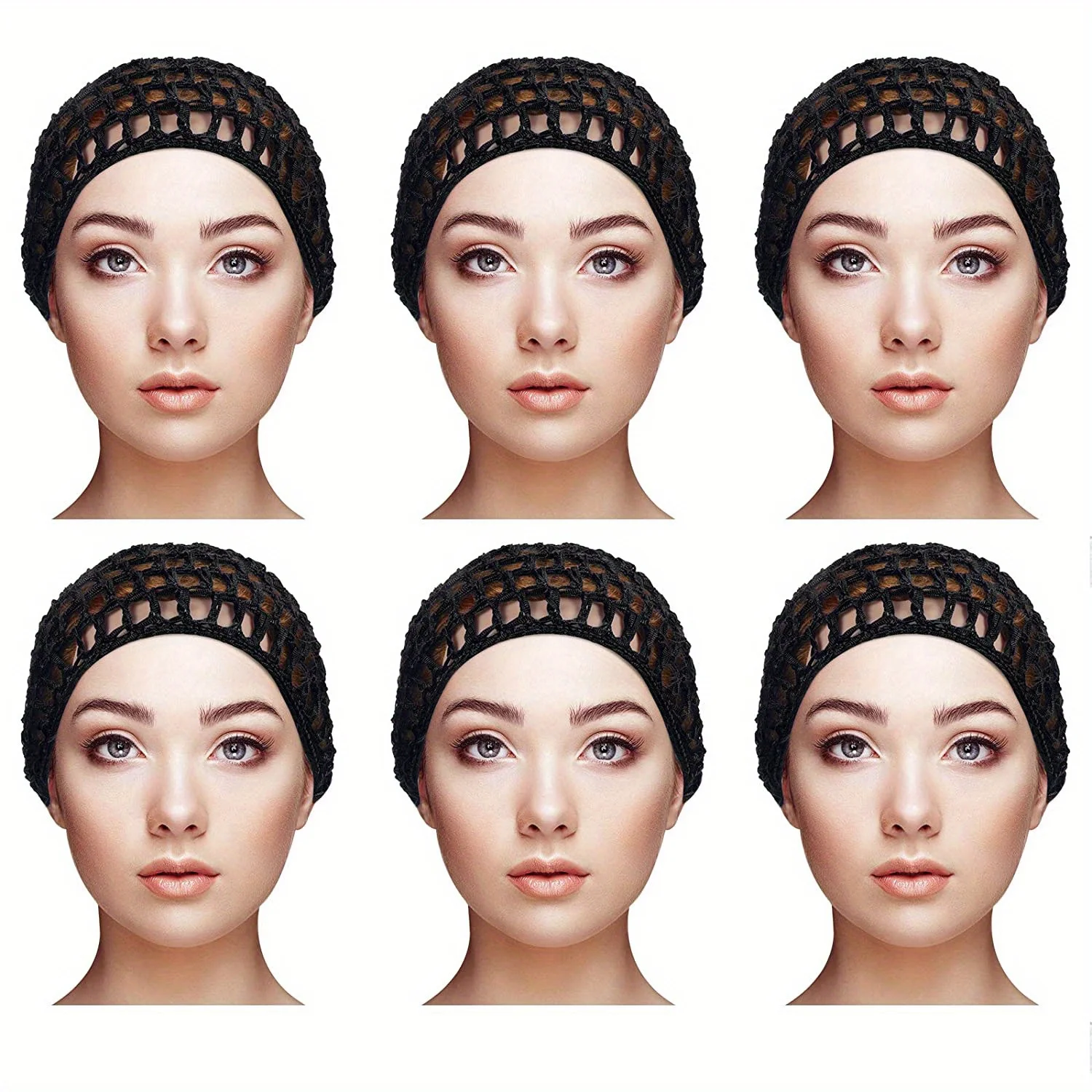 1pc Cotton Black Wig Caps For Wig Weaving Cap Mesh Base Machine Made With Adjustable Strap Hair Net For Sleeping thumbnail 3