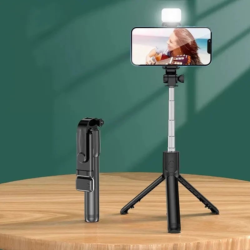FGCLSY Monopod Remote Shutter Fill Light for iPhone Samsung Xiaomi Phone Holder Mini Tripod Wireless Bluetooth Selfie Stick thumbnail 6