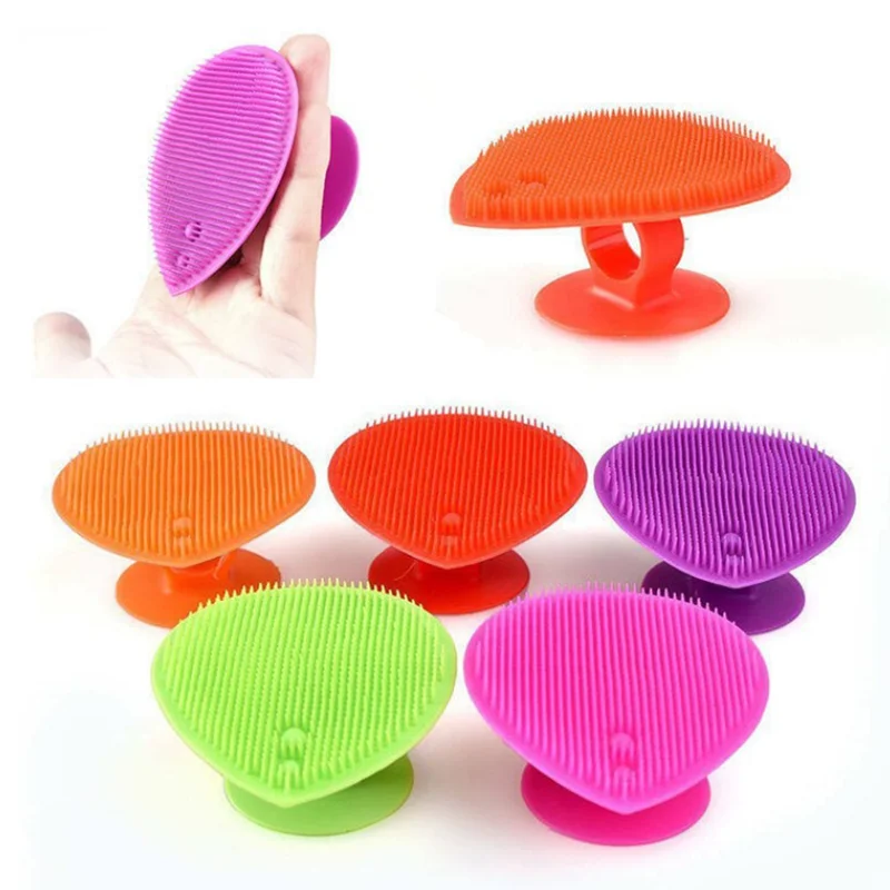 Silicone Shampoo Brush for Baby Infant Bathing Soft Silicone Boys Kids Shower Brush Head Hair Washing Massage Brushes Wipe Comb thumbnail 4