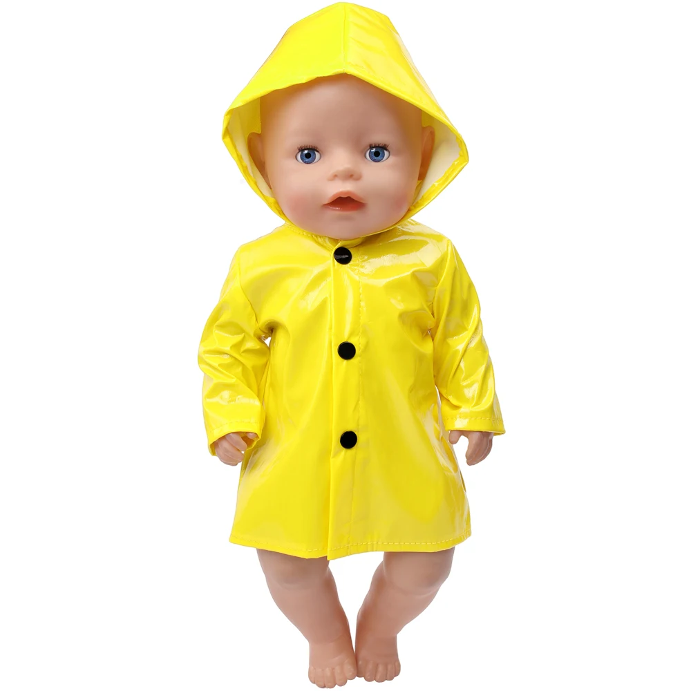 43 cm Baby Doll Waterproof Raincoat Ours & Generation American 18 Inch Girl Doll Coat Children Toys Dolls Clothing Accessories thumbnail 4