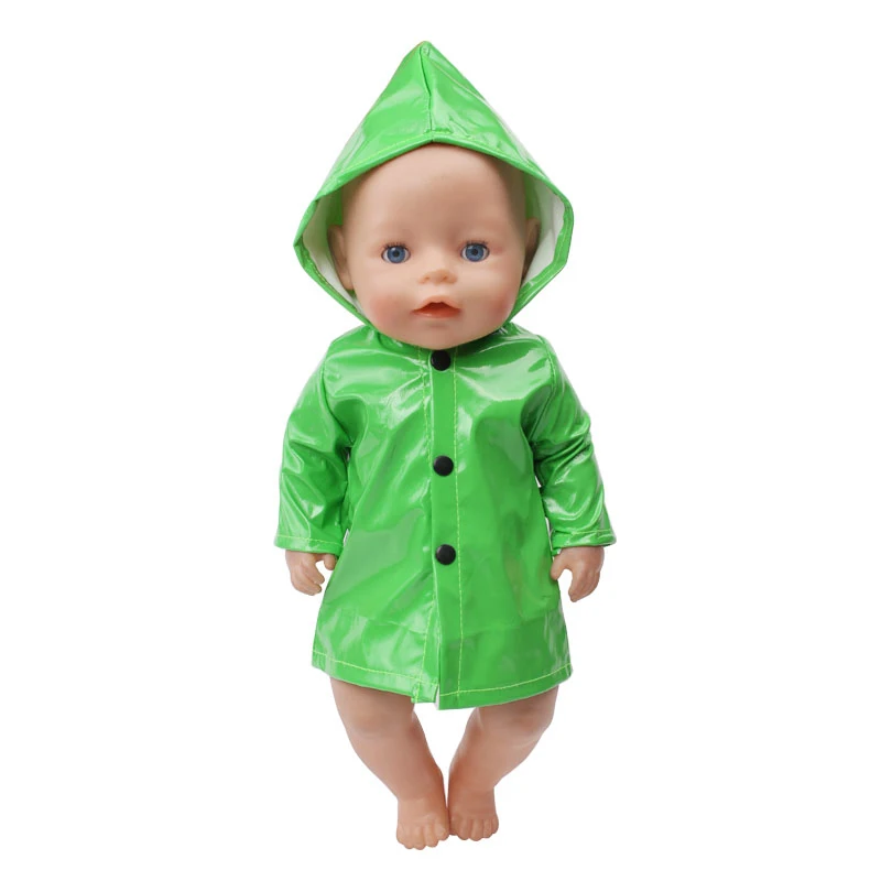 43 cm Baby Doll Waterproof Raincoat Ours & Generation American 18 Inch Girl Doll Coat Children Toys Dolls Clothing Accessories thumbnail 3