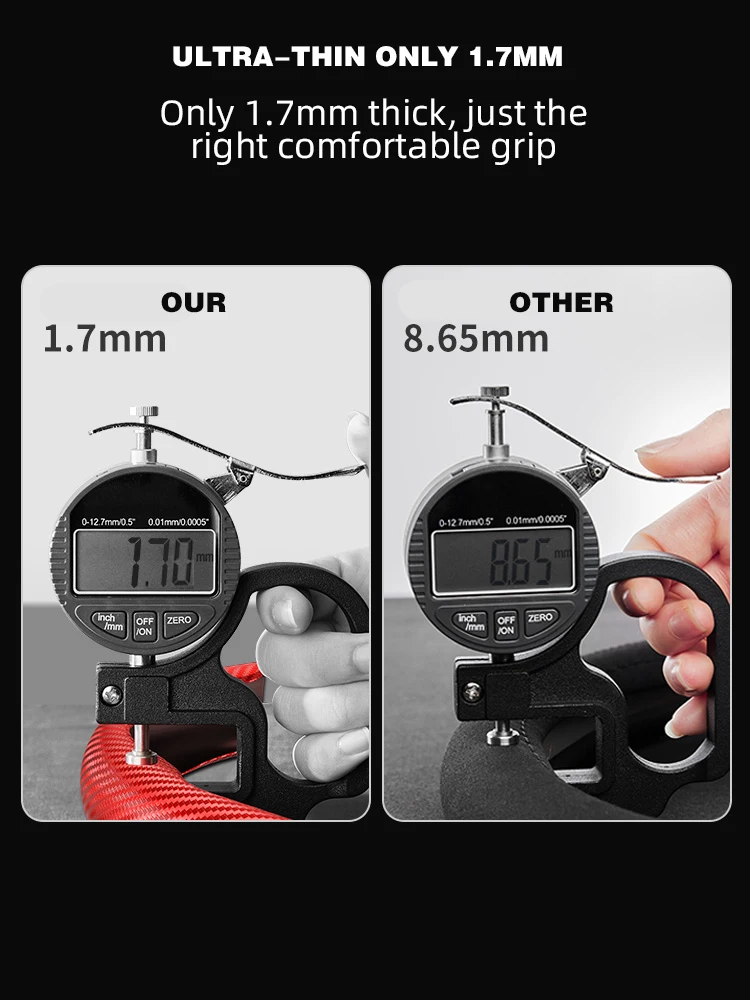 Universal Non-Slip Carbon Fiber Car Steering Cover Steering Wheel Booster Cover for Car Anti-skid Accessories thumbnail 4