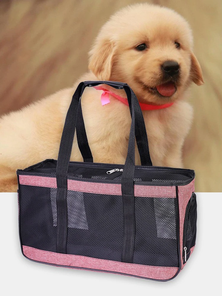 Dog Carrier Bag Soft Side Backpack Cat Pet Carriers Dog Travel Bags Airline Approved Transport For Small Dogs Cats Outgoing thumbnail 2