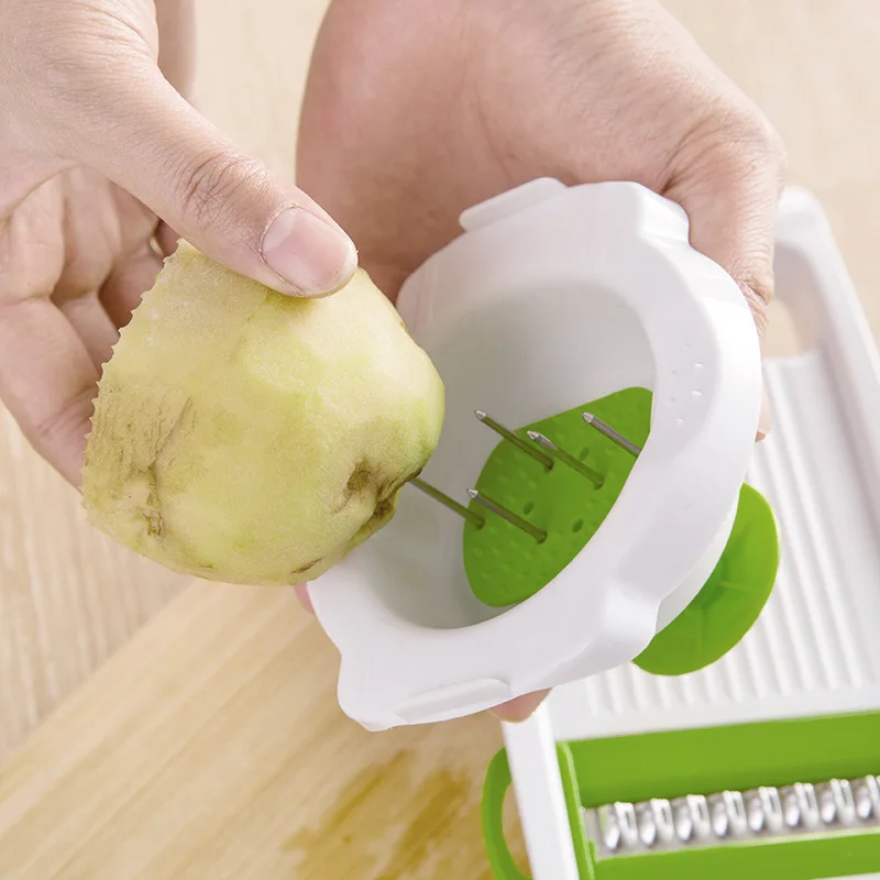 Vegetable Fruit Slicer Round Cutter Potato Grater Spiralizer Vegetable Chopper Kitchen Home Tools thumbnail 3