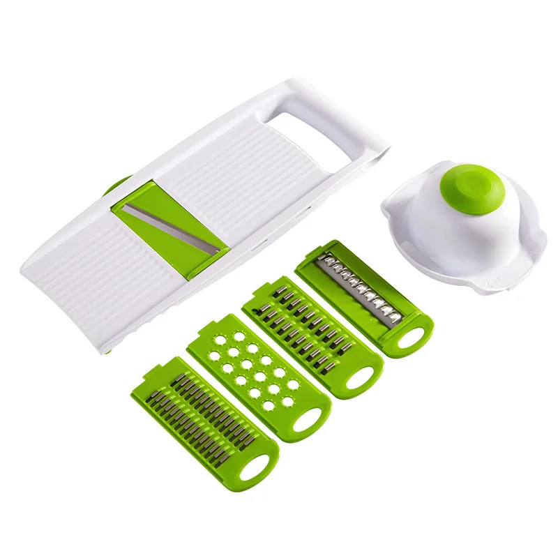 Vegetable Fruit Slicer Round Cutter Potato Grater Spiralizer Vegetable Chopper Kitchen Home Tools thumbnail 4
