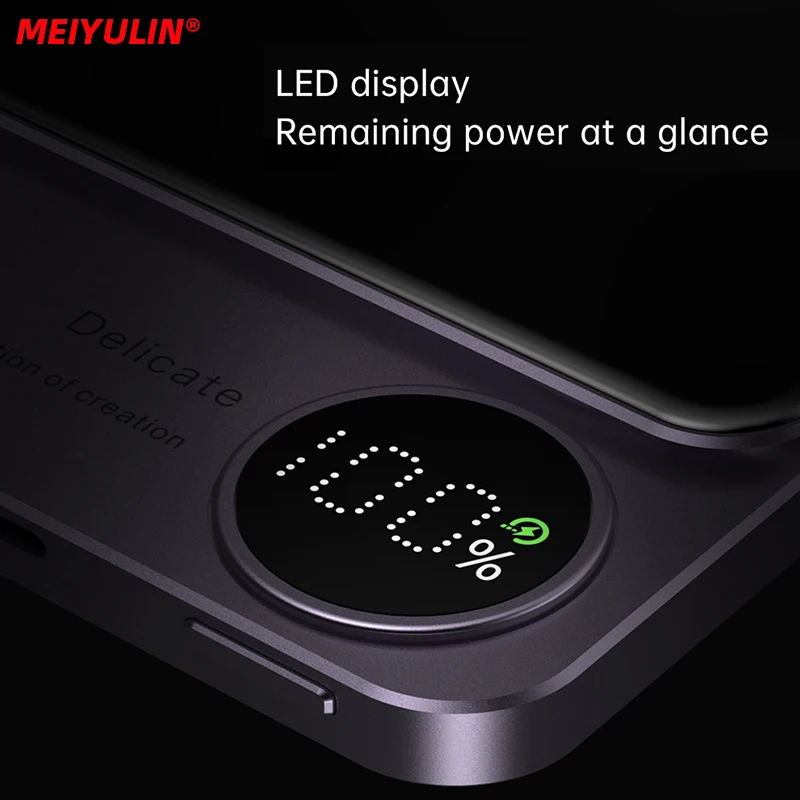PD 20W 10000mAh Magnetic Wireless Power Bank Portable 22.5W USB C Fast Charging External Battery For Iphone15 Samsung Powerbank thumbnail 4