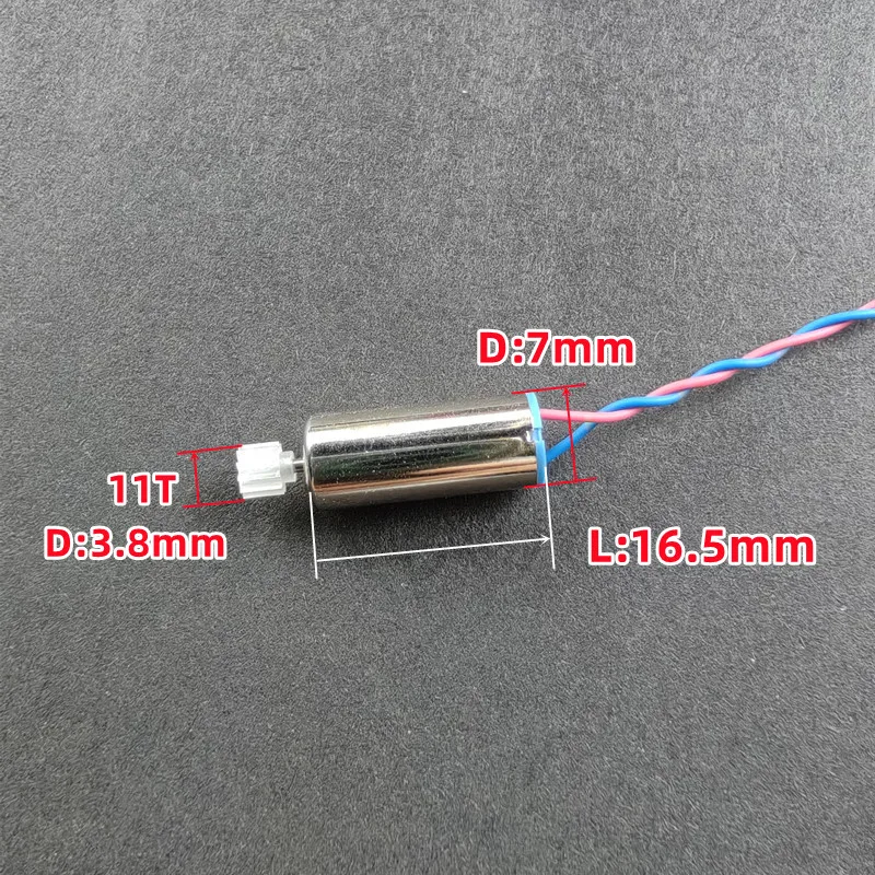4pcs 716 7mm*16mm CW CCW Mini Coreless Motor DC3.7V 56000RPM Ultra High Speed Small Hollow Cup Motor DIY RC Drone Aircraft Model thumbnail 6