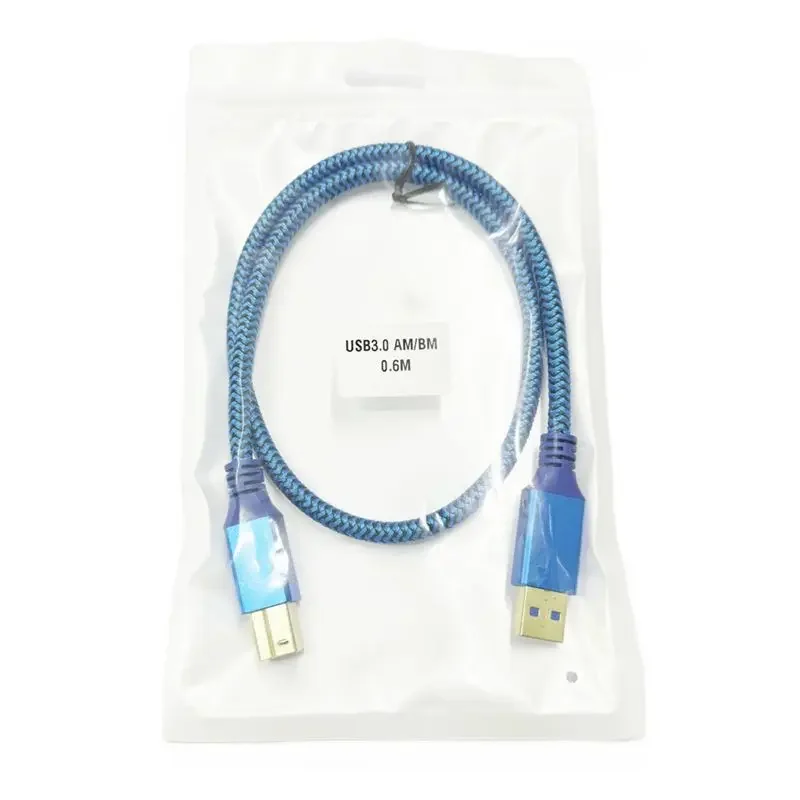 USB 3.0 A Male To B Male Printer Data Cable Pure Copper Computer High-Speed Transmission Computer Connection Square Port 0.3m-3m thumbnail 6
