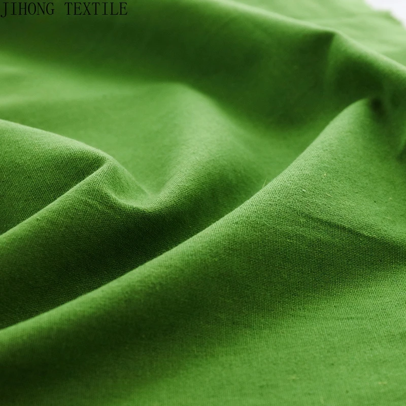 135x50cm Cotton Linen Fabric Solid Color Patchwork Seam Material Embroidery Needlework Base Fabric By Half Yards Hemp Cloth thumbnail 5