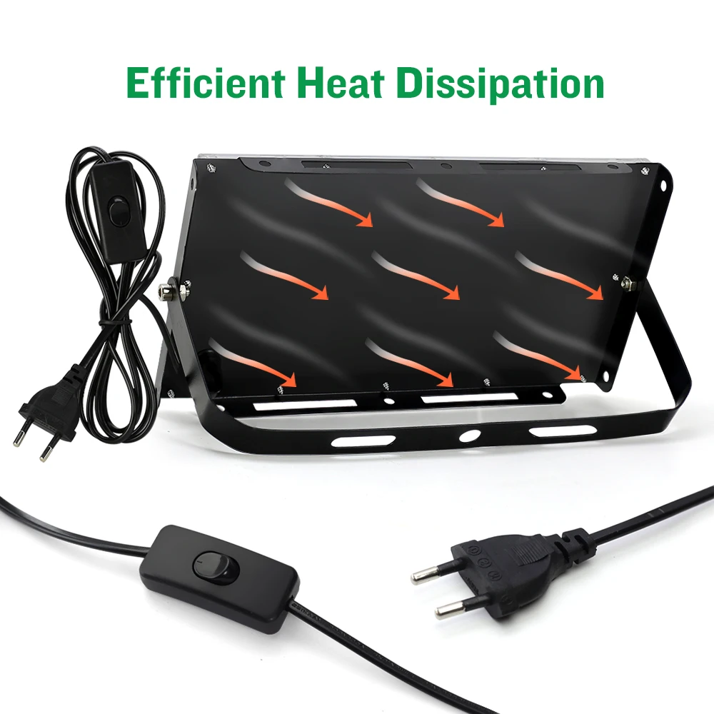 LED Grow Light 50W 100W 150W 220V Full Spectrum Phyto Lamp For Plant Outdoor Indoor Hydroponics Greenhouse Seeds Growth Lighting thumbnail 5