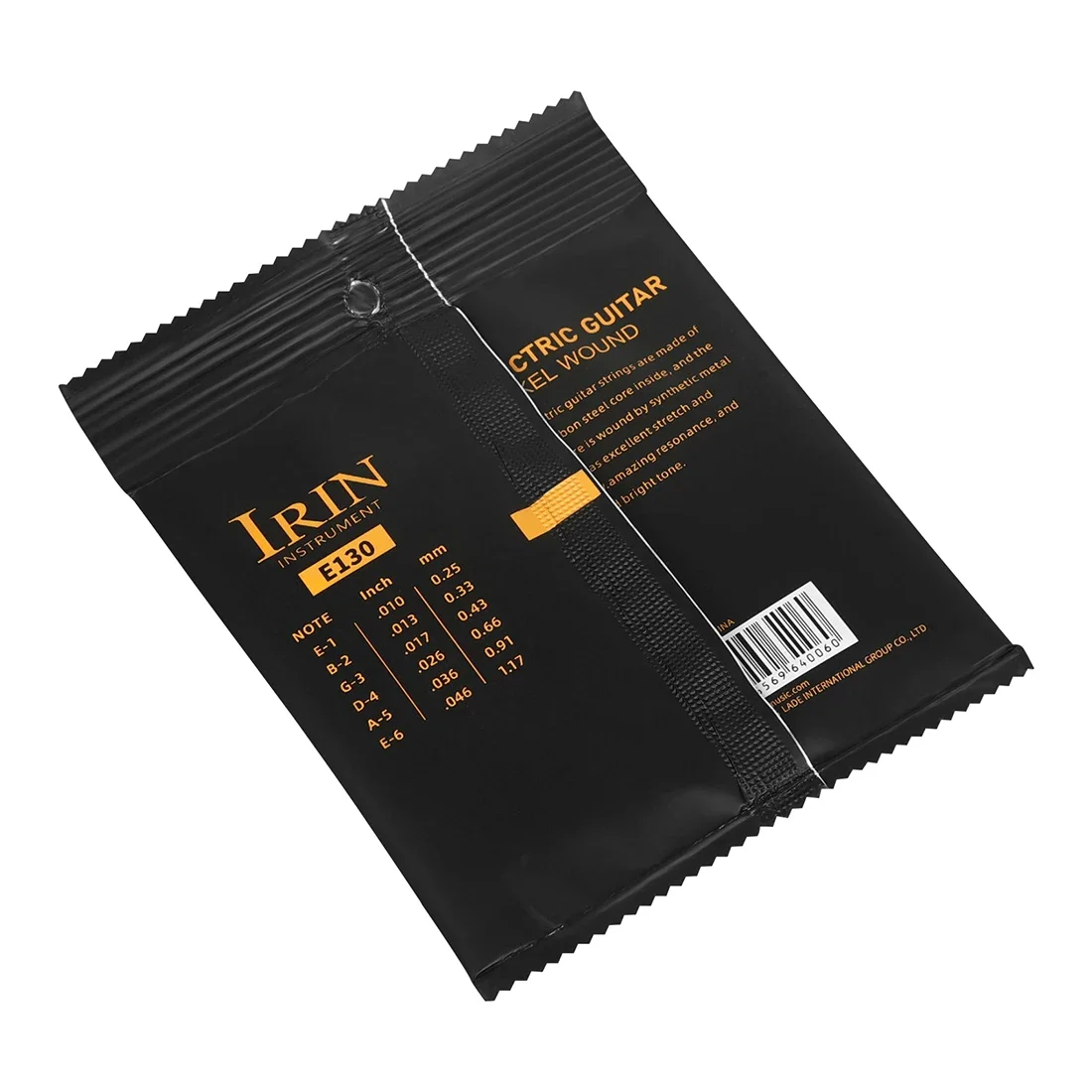 IRIN E130 Electric Guitar String Silver 6Pcs Electric Guitar Strings Plated Nickel Steel Ultra-Thin Coating Strings Parts thumbnail 3