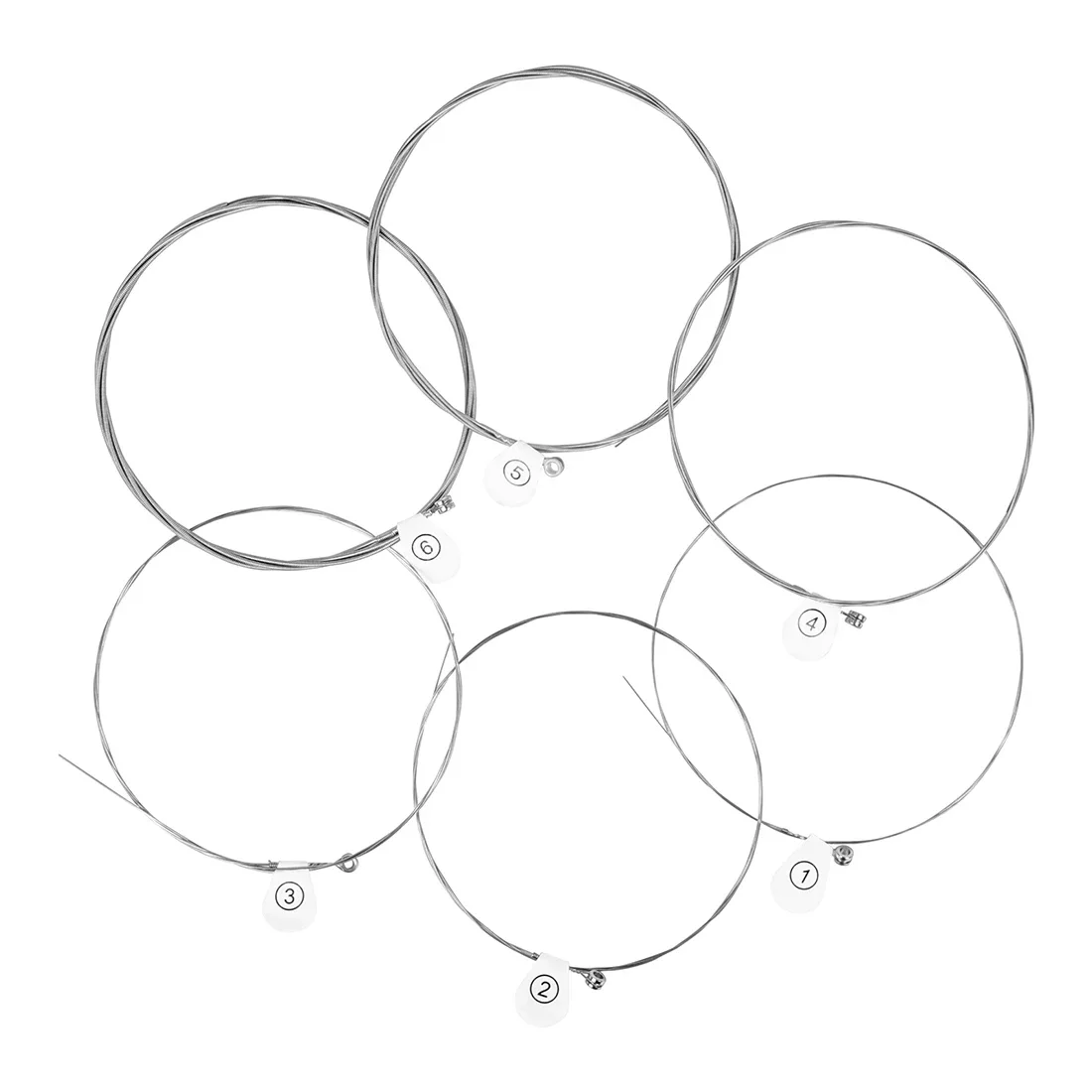 IRIN E130 Electric Guitar String Silver 6Pcs Electric Guitar Strings Plated Nickel Steel Ultra-Thin Coating Strings Parts thumbnail 6