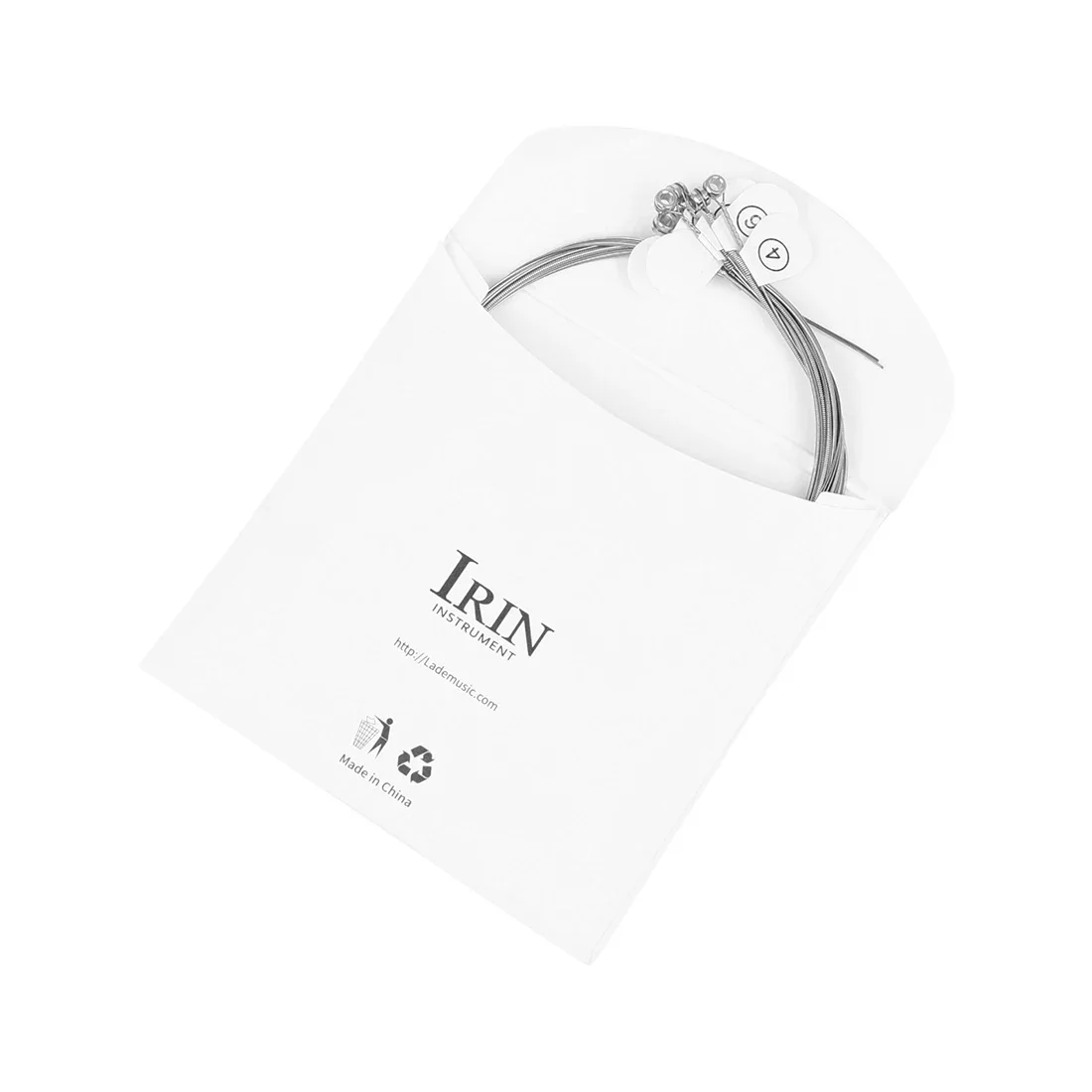 IRIN E130 Electric Guitar String Silver 6Pcs Electric Guitar Strings Plated Nickel Steel Ultra-Thin Coating Strings Parts thumbnail 4