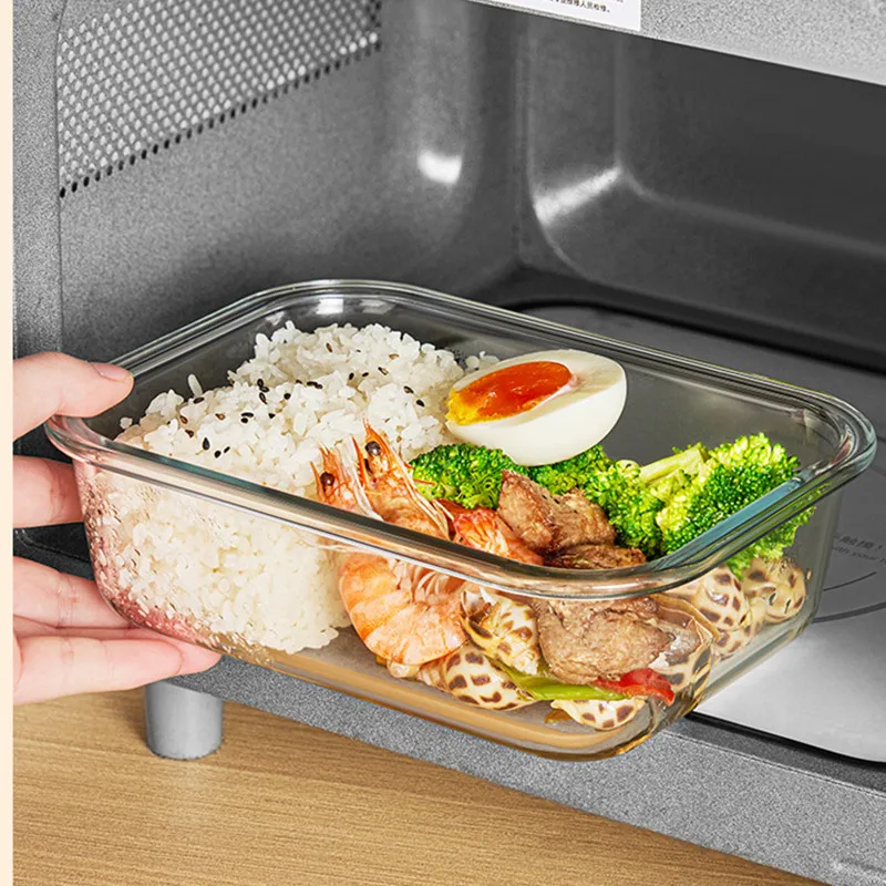 Vacuum Glass Sealed Canister Fresh-keeping Box Refrigerator Food Storage Containers Drainable Kitchen Organizers Fruit Tank thumbnail 5