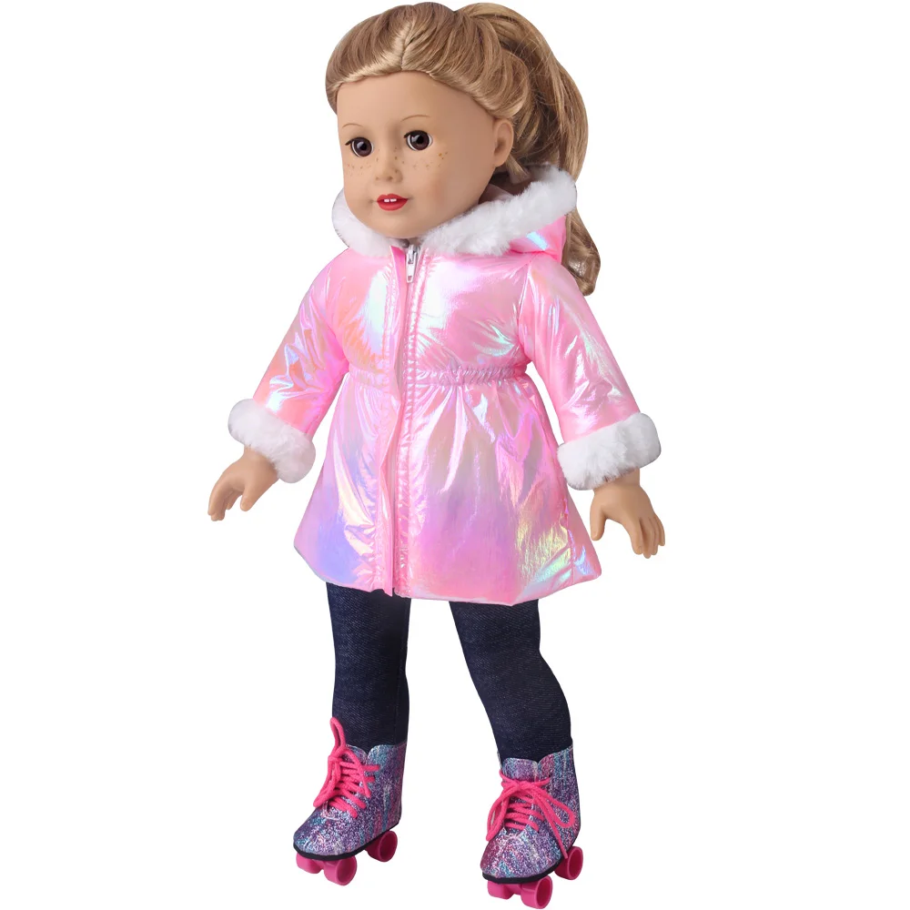 Bright Coloured Down Jacket 43 cm Reborn Baby Dolls American 18 Inch Girl Doll Ours & Generation Toys Clothes Accessories thumbnail 4