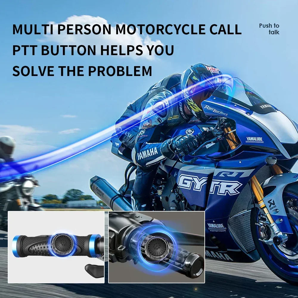Bluetooth PTT Walkie Talkie Control Button for ZELLO Wireless Microphone Speaker for iOS Android Phone Car Motorcycle Voice Call thumbnail 3