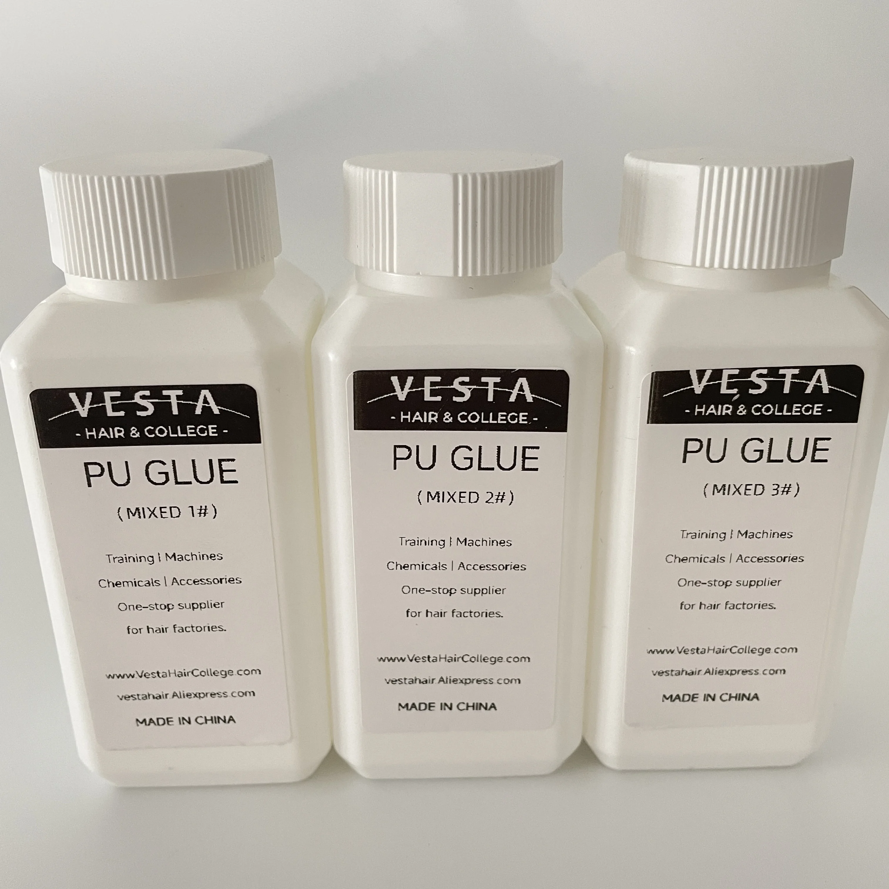 Mini Bottle Pu Glue Mixed Ready For Making Tape Hair Extension Toupee Topper
