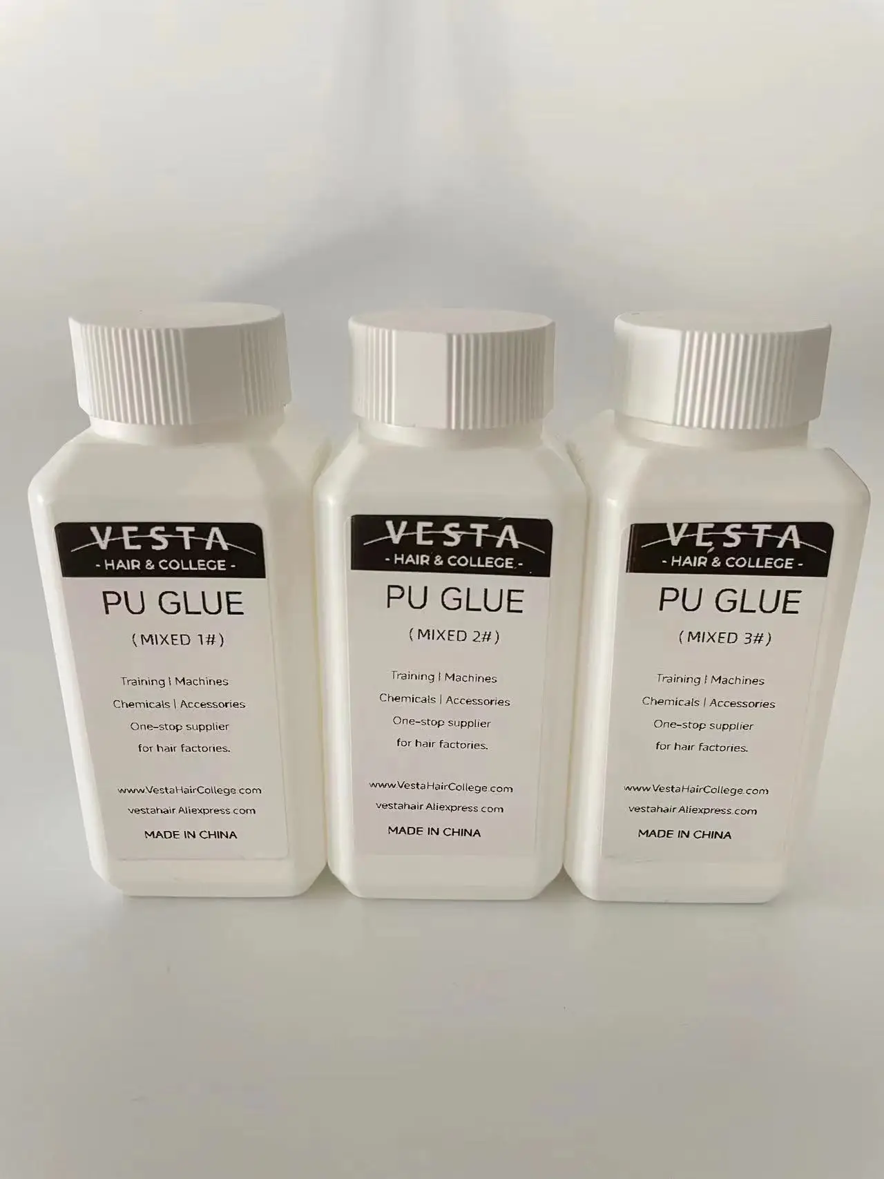Mini Bottle Pu Glue Mixed Ready For Making Tape Hair Extension Toupee Topper thumbnail 3