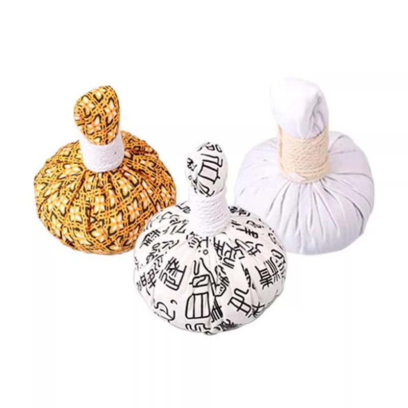 Health Massage Ball Big Herbal Bag Herbal Massage Ball Hot Compress Physical Therapy Of Cervical Vertebra Waist Ache thumbnail 3