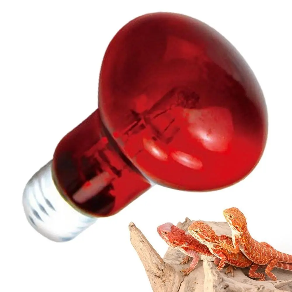 Infrared Led Pet Heating Lamp Durable UVA Adjustable Reptile Heat Bulb 4 Kinds 25W/50W/75W/100W UVA Day Night Bulb Reptiles thumbnail 2