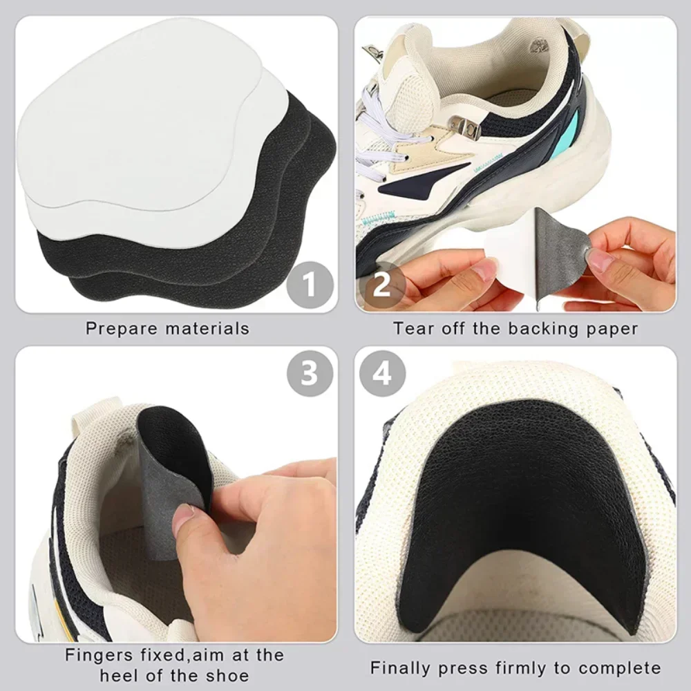 6pcs Sports Shoes Repair Stickers Suede Heel Protector Anti-Wear Repair Holes Self-adhesive Patches Insoles Pad Foot Care Insert thumbnail 4