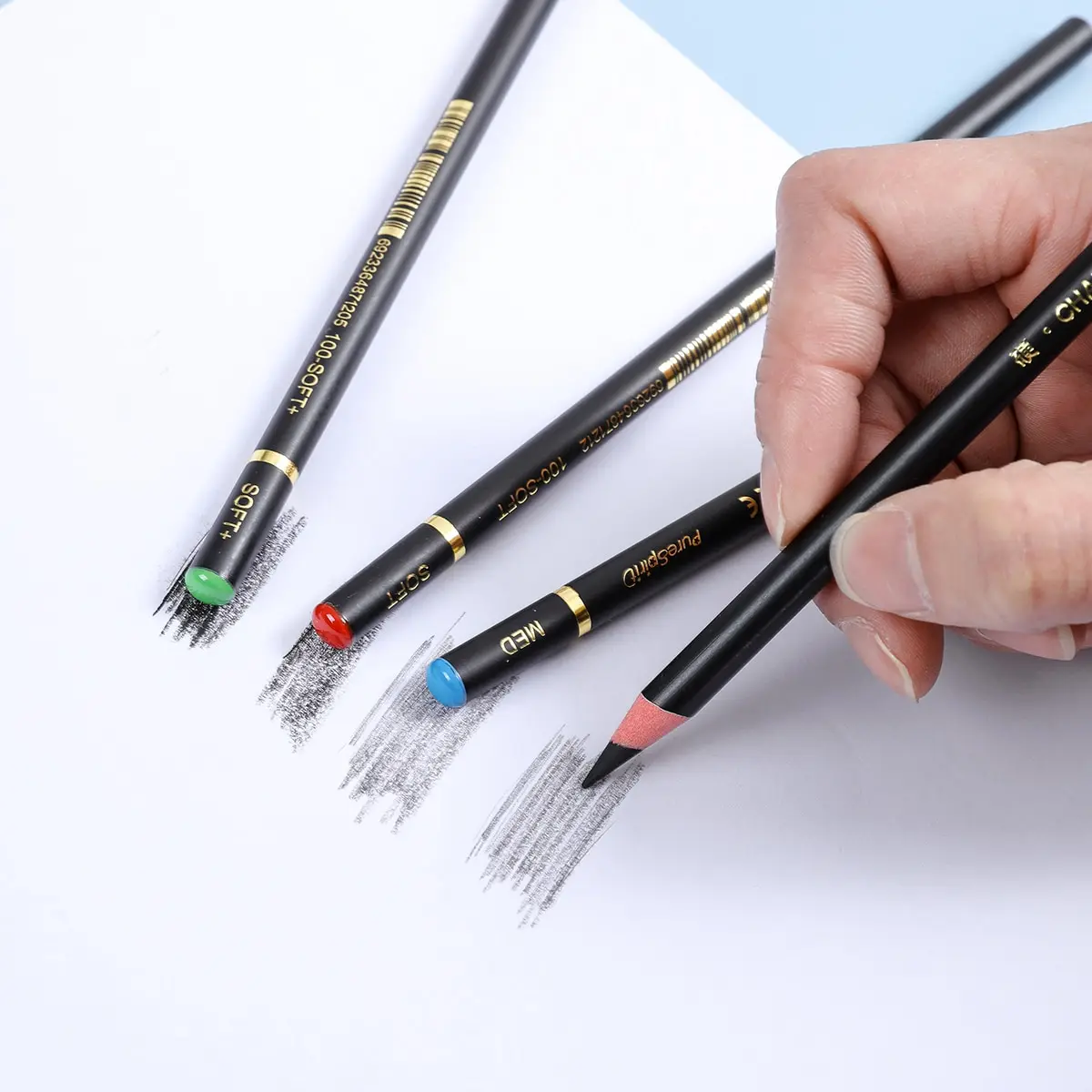 12PCS Professional Charcoal Pencils for Drawing, Sketching, Shading, Artist Pencils for Beginners & Artists thumbnail 4