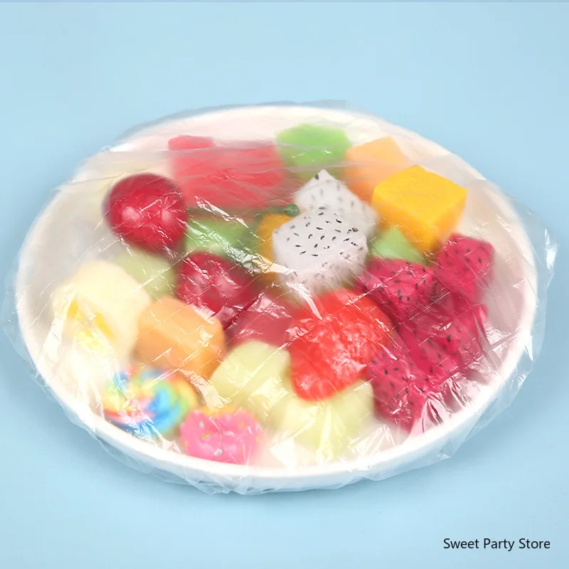 Disposable Food Cover Bag Wrap Plastic Bag Elastic Food Bowl Protective Covers Fruit Vegetable Storage Bag Fresh Keeping Bags thumbnail 5