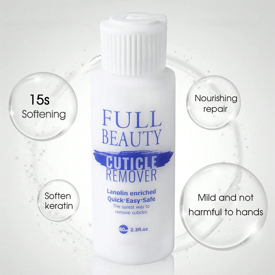 60/30ml Nail Cuticle Remover Softener Liquid Exfoliator Cuticle Oil Treatment Manicure Soften Dead Skin for Pedicure Nails Care thumbnail 3