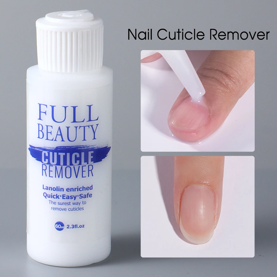 60/30ml Nail Cuticle Remover Softener Liquid Exfoliator Cuticle Oil Treatment Manicure Soften Dead Skin for Pedicure Nails Care thumbnail 2