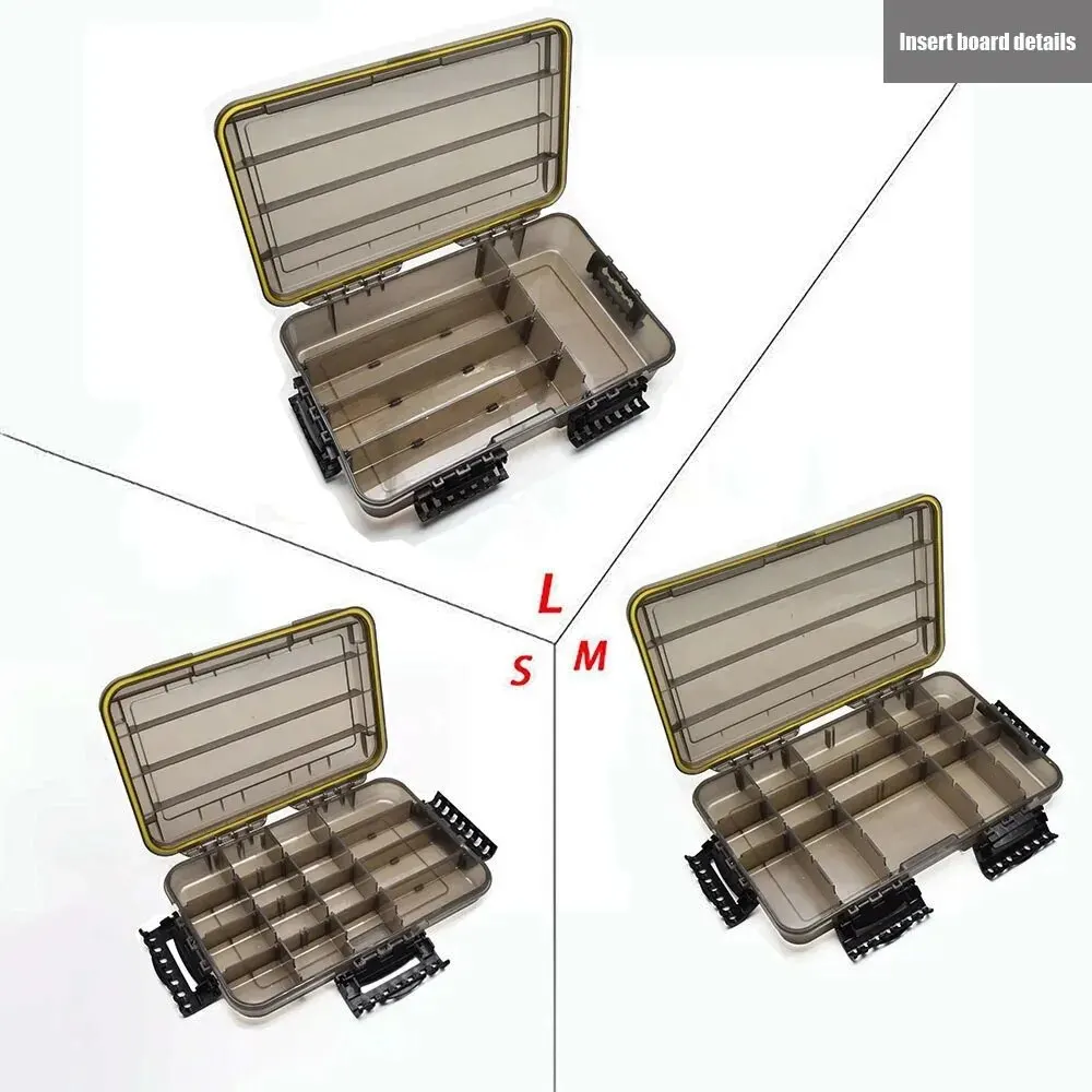 Waterproof Fishing Tackle Box Large Capacity Fishing Accessories Tool Storage Box Fish Hook Lure Fake Bait Box Fishing Supplies thumbnail 3