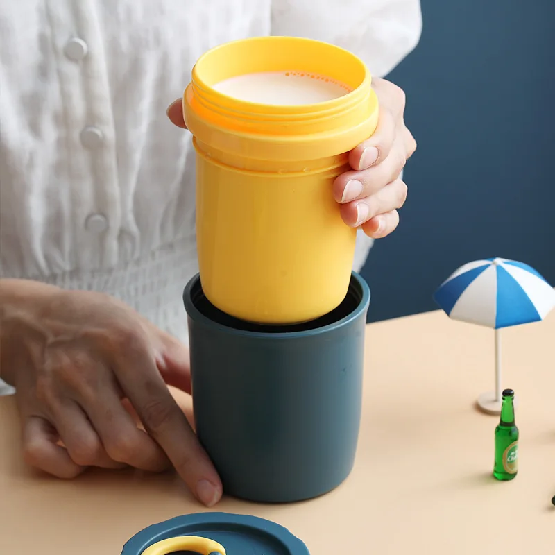 Mini Microwavable Lunch Box Food Container PP Material Soup Cup Portable Insulated Breakfast Tableware Cute Gift Cup thumbnail 2