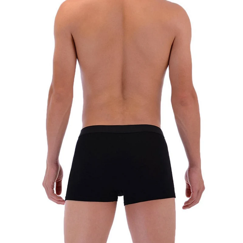 4Pcs/Lot Men's Boxer Briefs Underpants Underwear Boxershorts Breathable Hombre Hole Sexy Shorts Lingerie Mesh Panties thumbnail 4