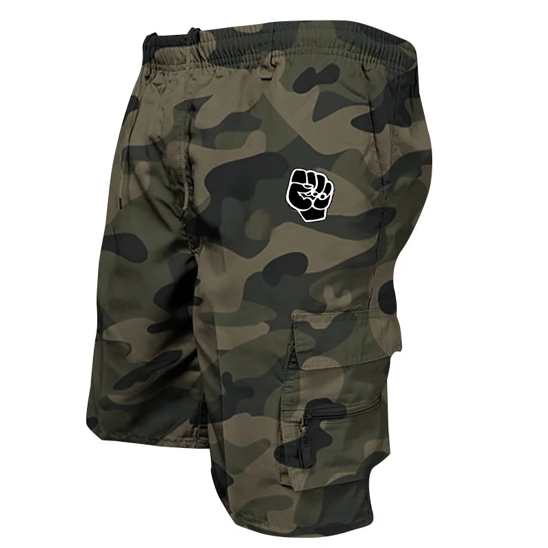 Summer Mens Cargo Shorts Bermuda Cotton High Quality Hot Sale Army Military Multi-pocket Casual Male's Outdoor Short Pants thumbnail 3