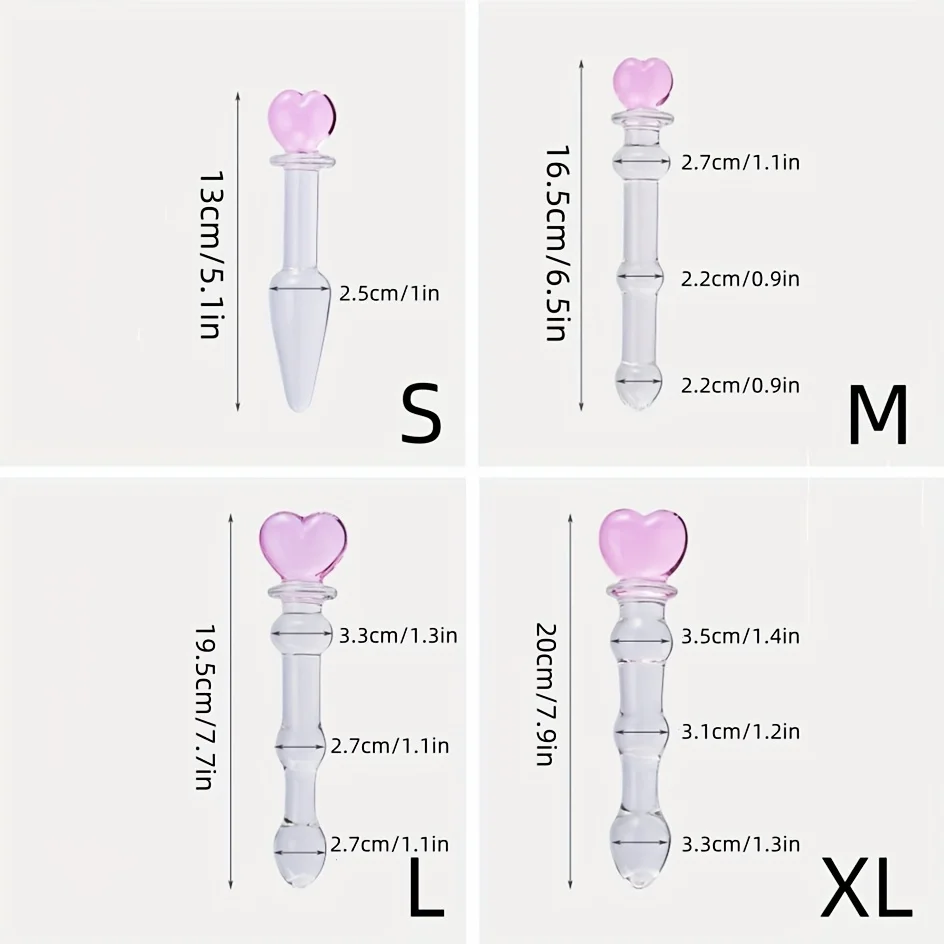 Crystal Glass Dildos Gay Sex Products Butt Plug Vaginal Anal Stimulation Beads Prostate Massage for Women Anal Plug Sex Toys thumbnail 6