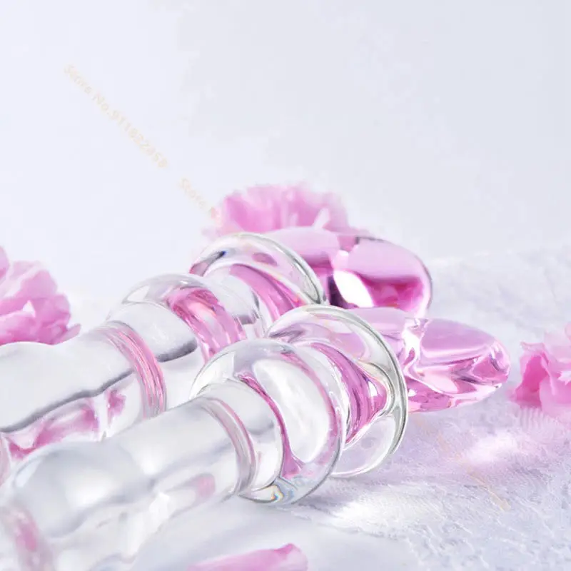 Crystal Glass Dildos Gay Sex Products Butt Plug Vaginal Anal Stimulation Beads Prostate Massage for Women Anal Plug Sex Toys thumbnail 5