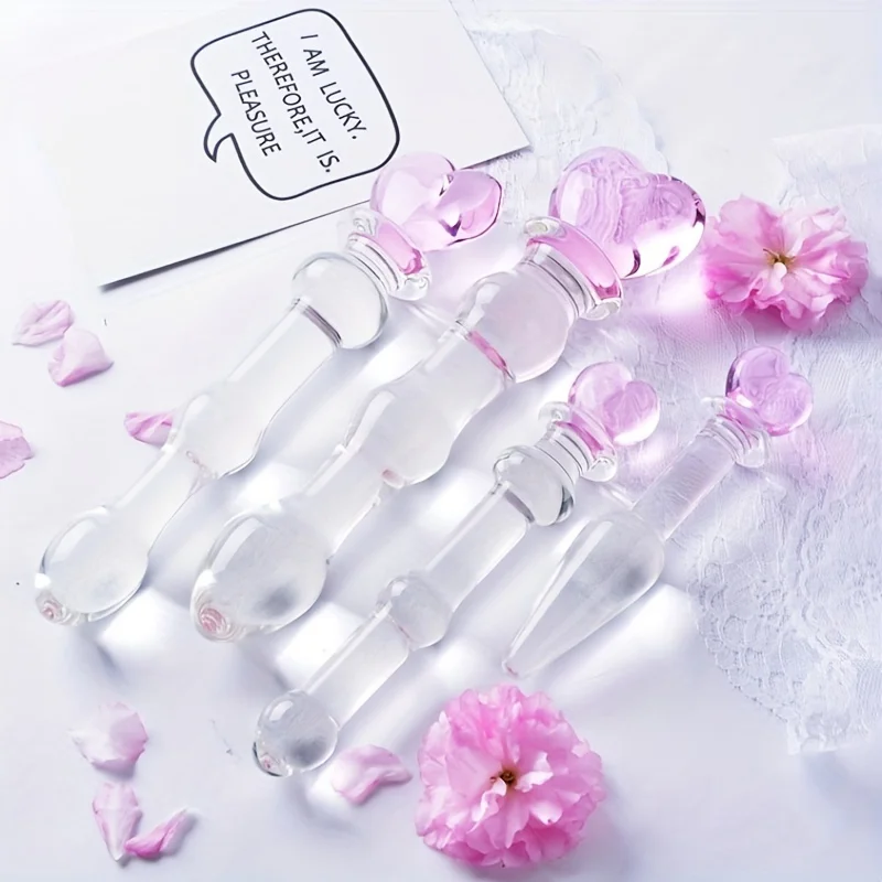 Crystal Glass Dildos Gay Sex Products Butt Plug Vaginal Anal Stimulation Beads Prostate Massage for Women Anal Plug Sex Toys thumbnail 3