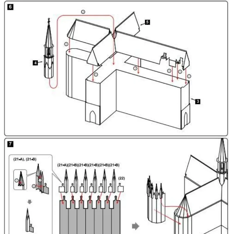 Germany Cologne Cathedral Craft Paper Model 3D Architectural Building DIY Education Toys Handmade Adult Puzzle Game thumbnail 6
