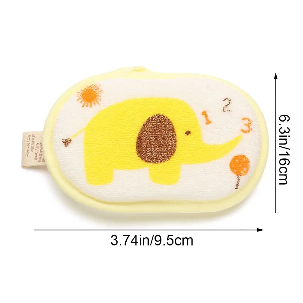 1PC Elephant Pattern Bath Sponge Comfortable Soft Towel Infant Children Rub Baby Rubbing Body Wash Sponge Bathroom Accessories thumbnail 5