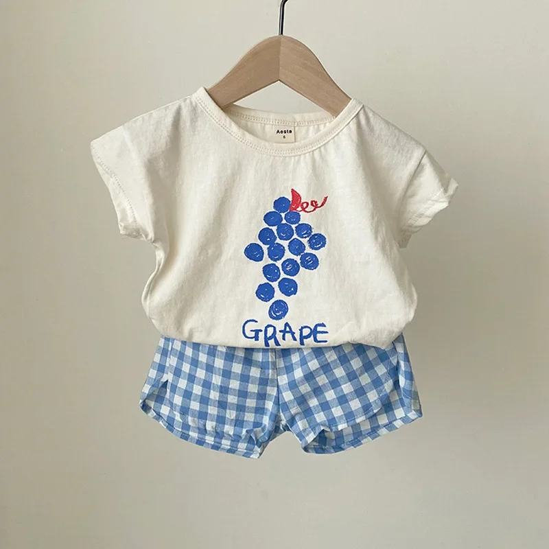 Baby Pajamas Sets Cotton Child Pajamas Toddler Summer Sleeveless Baby Nightwear Pyjamas Kids Cartoon Homewear Clothes thumbnail 6