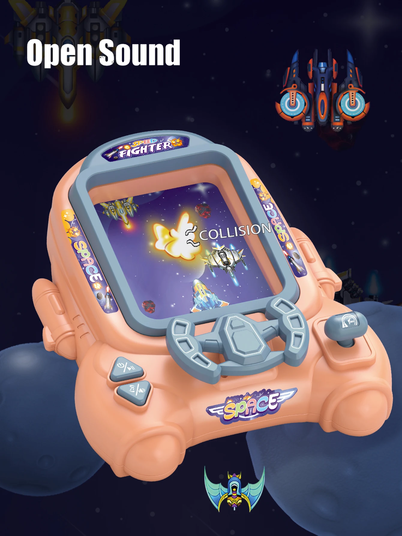 Challenge Game Console Toys Puzzle Tabletop Game Simulation Sound Effect Acceleration for 3+ Child Not Include Batteries thumbnail 2