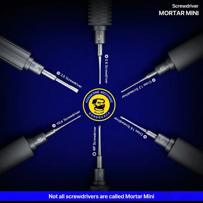 Mechanic 6 in 1 iShell Max Mortar Mini Screwdriver Set Powerful Magnetic Hardness Precision Magnesium Silicon Alloy Screwdriver thumbnail 6