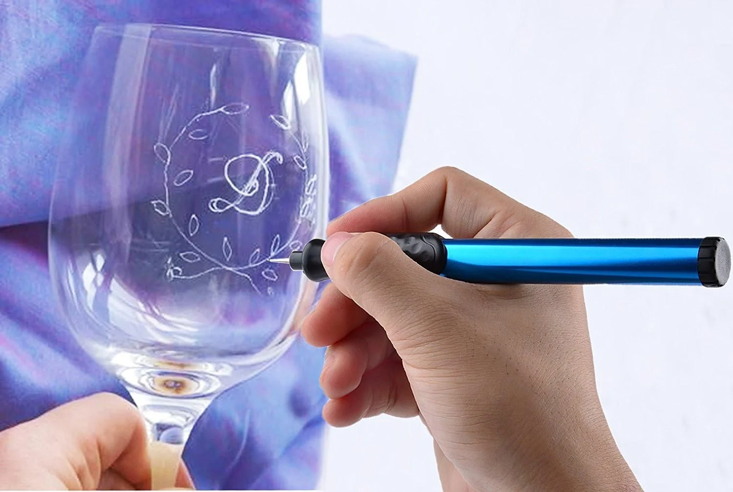 Electric Micro Engraver Pen Carve Engraving Tool Cordless Precision Engraver for DIY Jewellery Making Metal Glass Wood Leather thumbnail 6