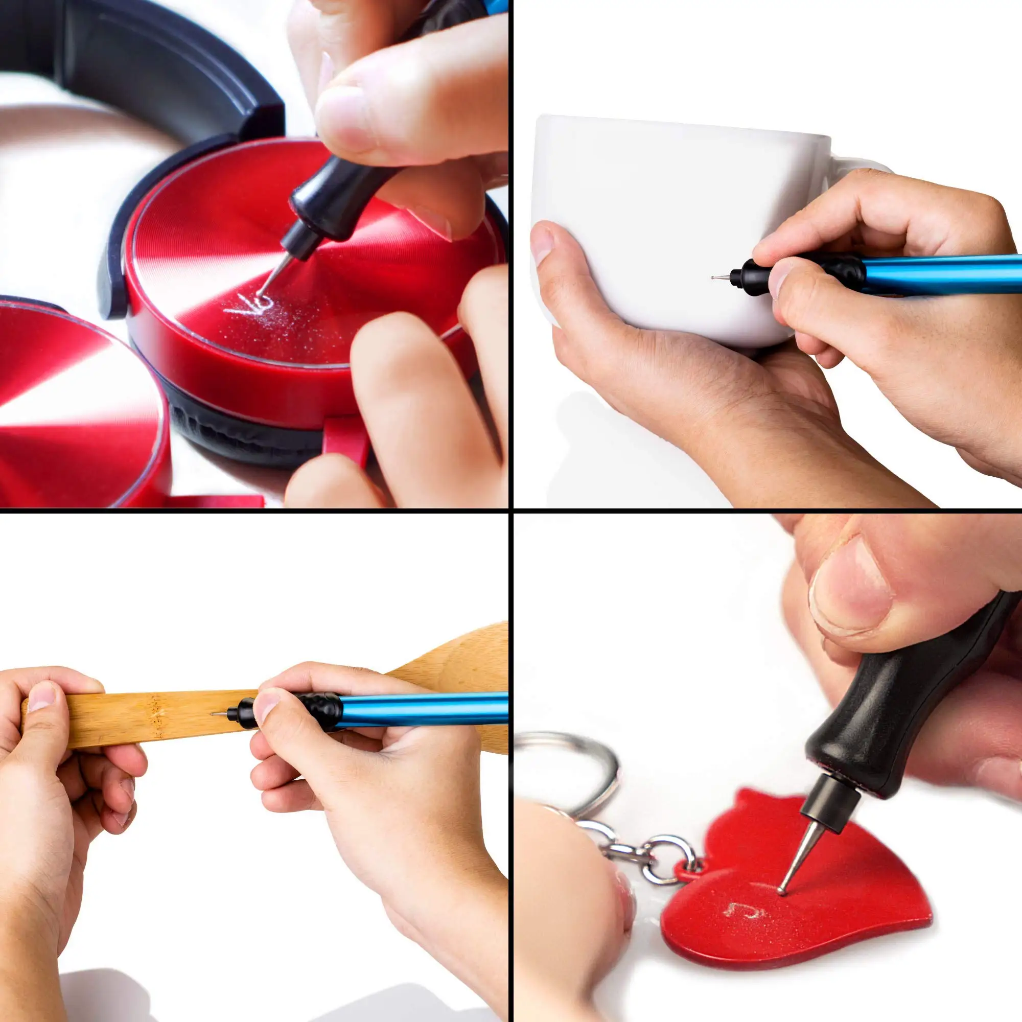Electric Micro Engraver Pen Carve Engraving Tool Cordless Precision Engraver for DIY Jewellery Making Metal Glass Wood Leather thumbnail 5